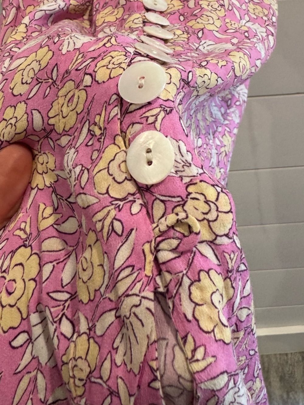 Rixo Novara pink purple floral maxi dress - Picture 8 of 13